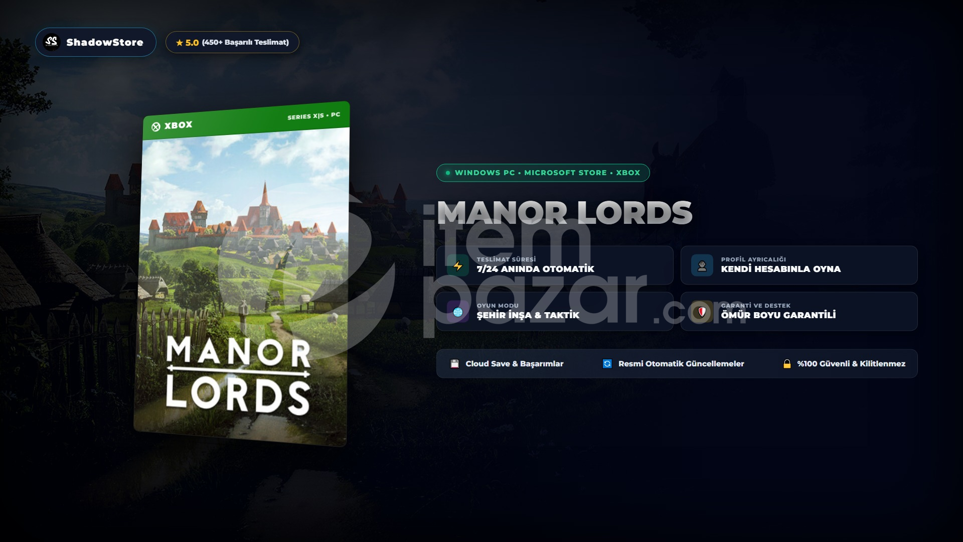 Manor Lords Tam Sürüm Online Garanti