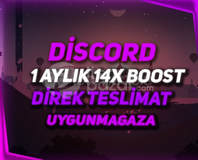 ( MANUEL GÖNDERİM ) 1 AYLIK 14X BOOST