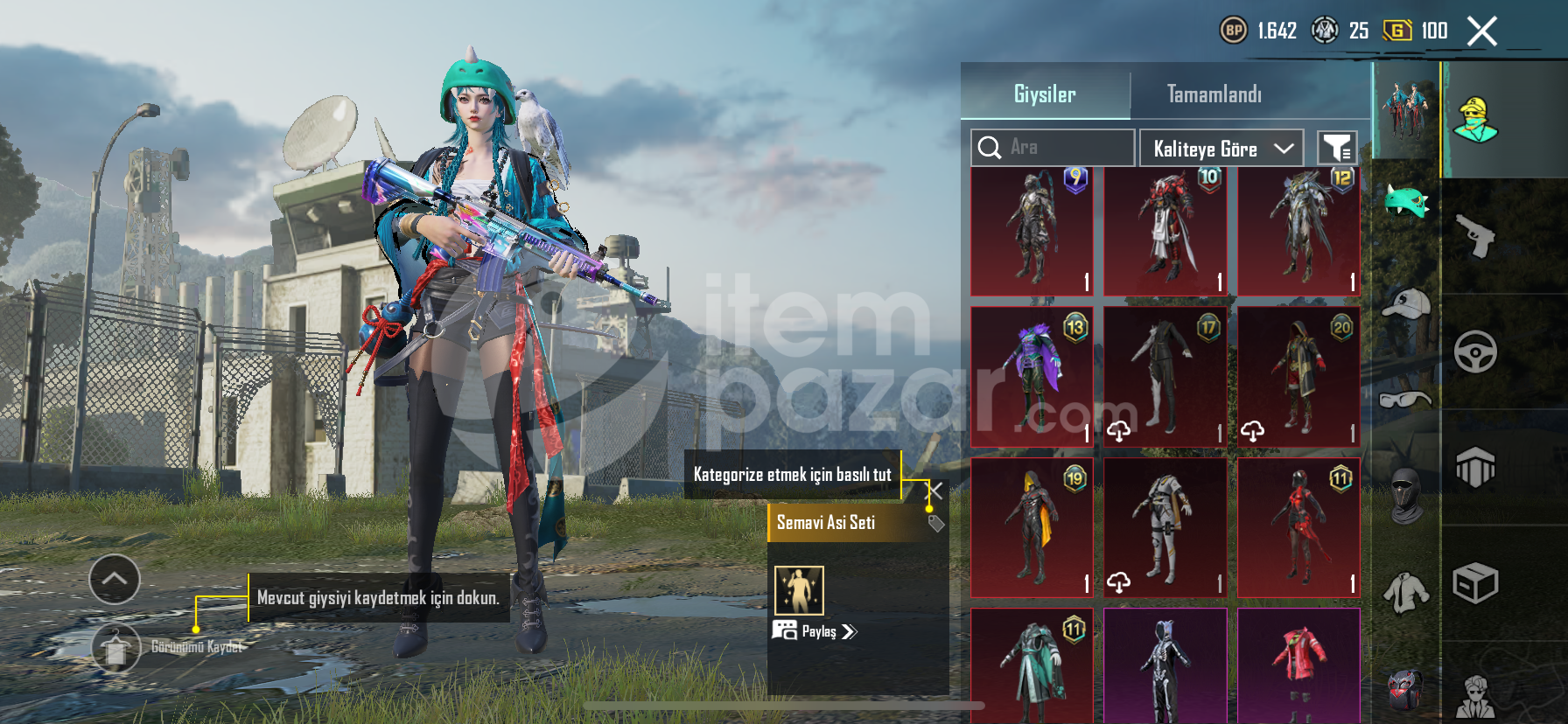 maskara setlı TDM hesabı sıyah f mavı f va