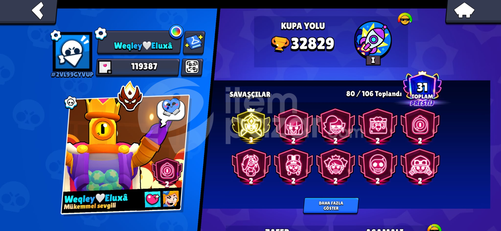 MASTER 1 PRESTİJ 3 UCUZ DOPDOLU HESAPP ⚡⚡⚡