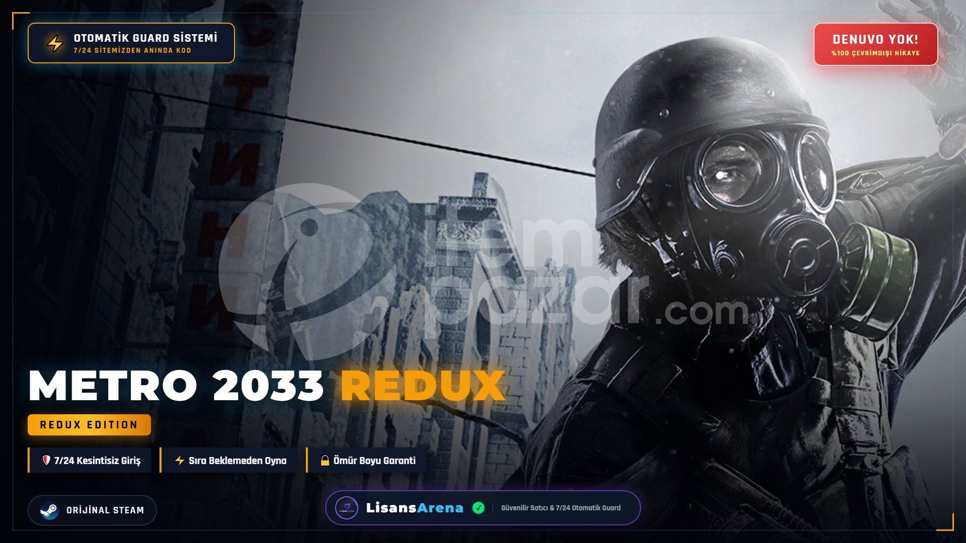 Metro 2033 Redux | Steam Hesap