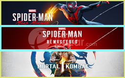 Miles Morales + Spider R. + Mortal Kombat 1