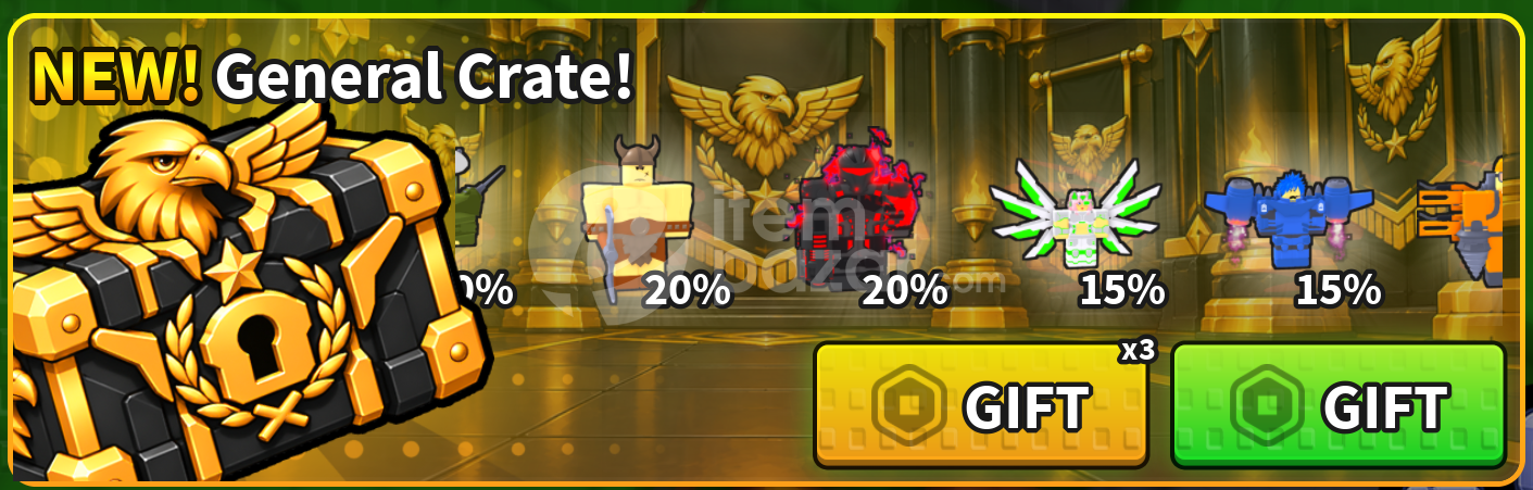 Mini War General Crate x1