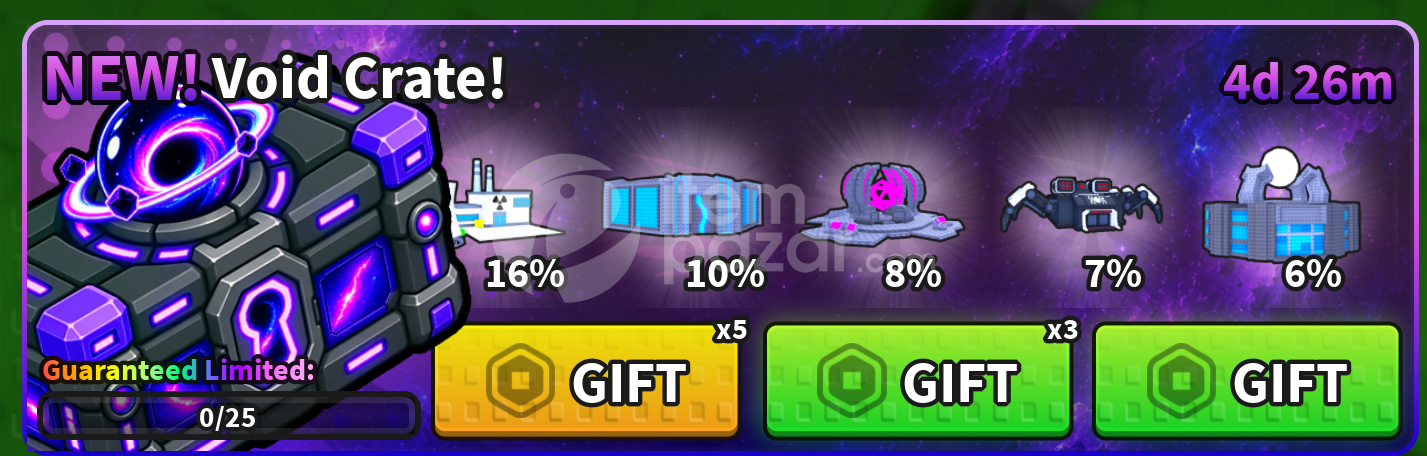 Mini War Void Crate x5