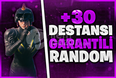 MİNİMUM 30 DESTANSILI RANDOM HESAPLAR