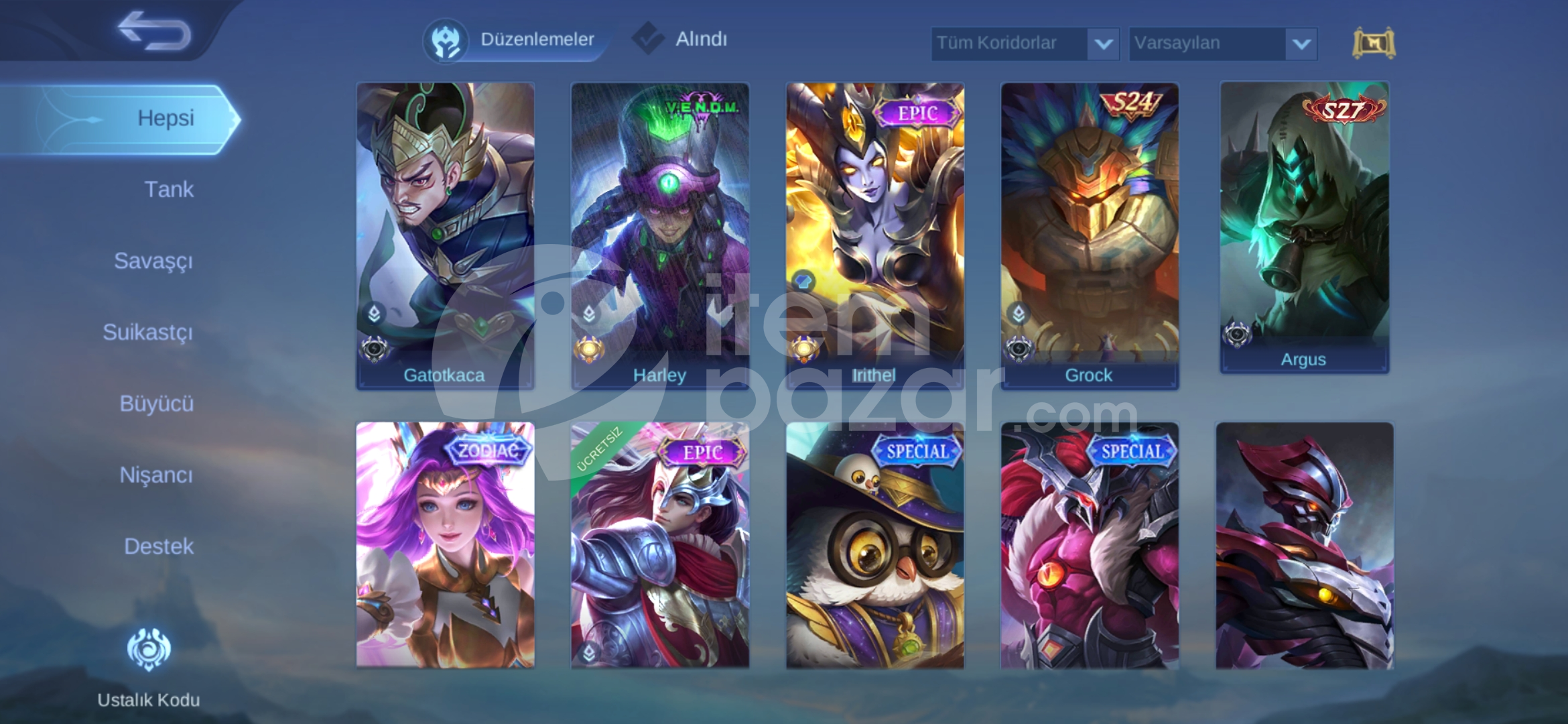 Mobile legends Satılık Hesap 