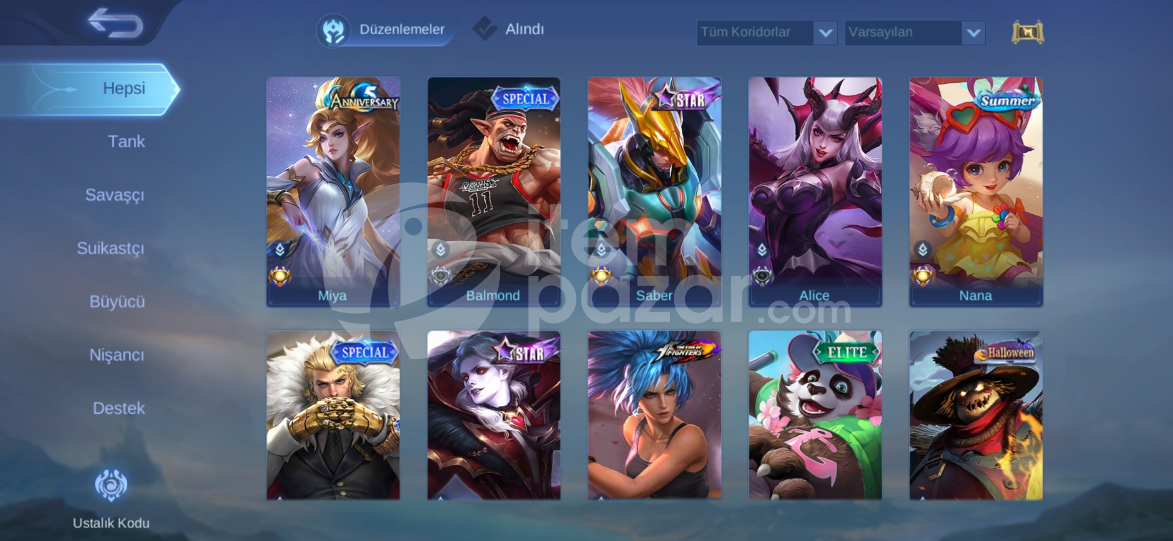 Mobile legends Satılık Hesap 
