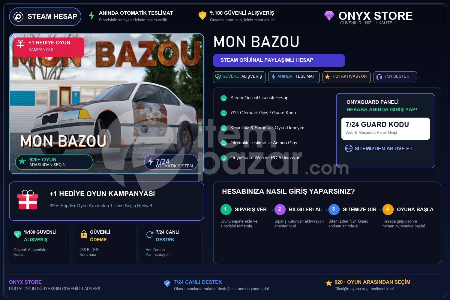 Mon Bazou Garantili + Hediye