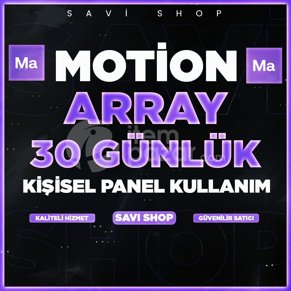 MOTİON ARRAY 1 AY KİŞİSEL KULLANIM