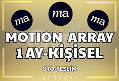 MOTION ARRAY 1 AYLIK- KİŞİSEL HESABA