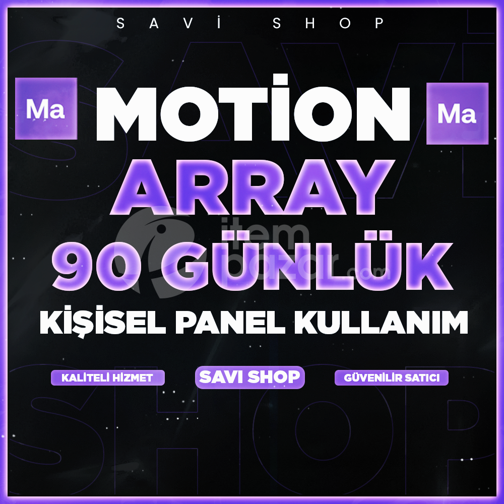 MOTİON ARRAY 3 AY KİŞİSEL KULLANIM