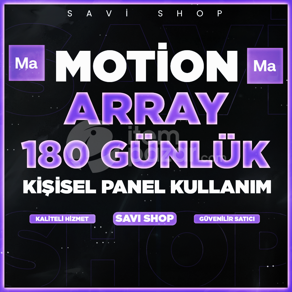MOTİON ARRAY 6 AY KİŞİSEL KULLANIM