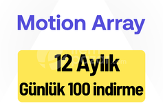 Motion Array Premium 1 Yıllık Günlük 50 İndir