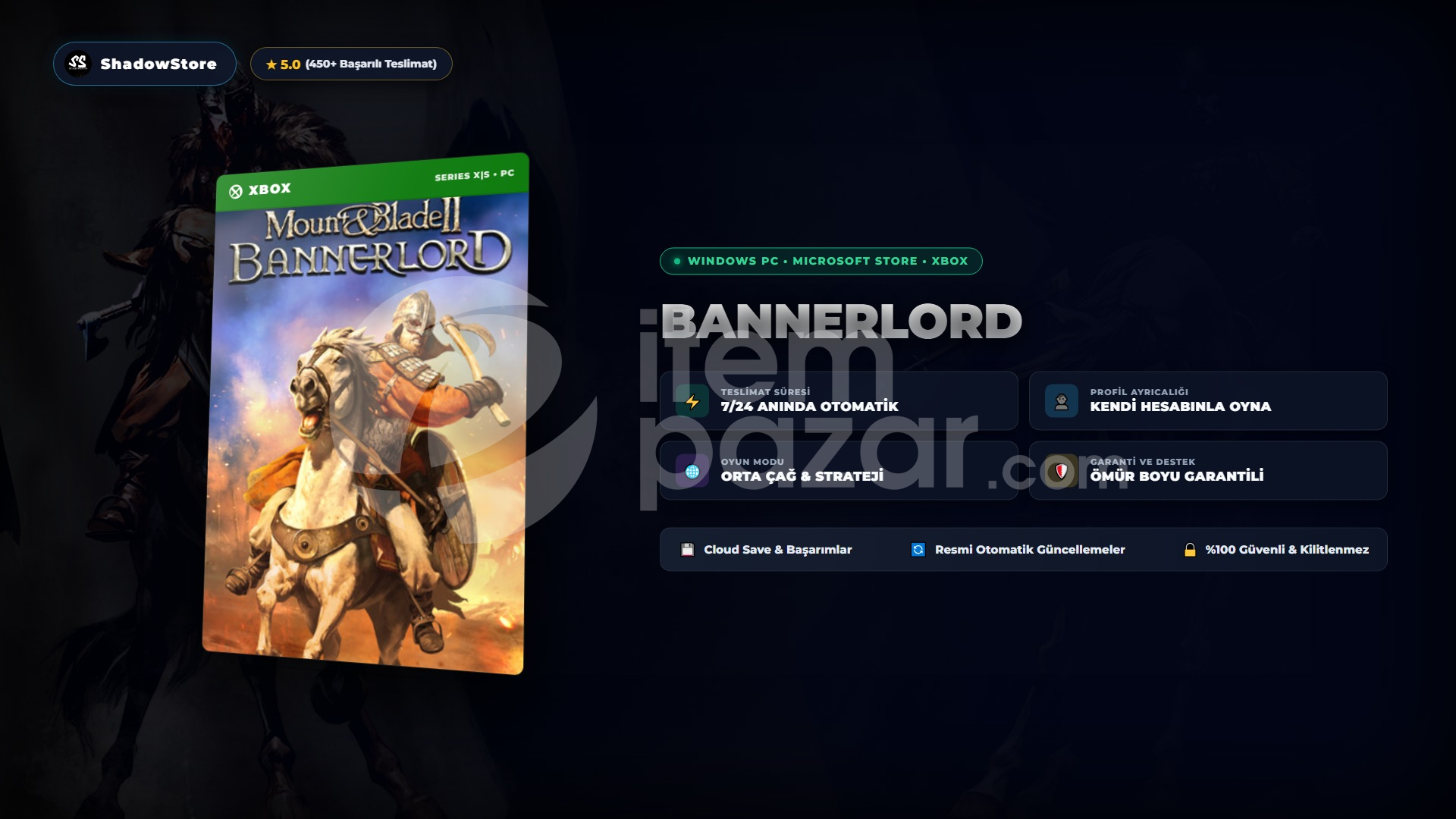 Mount & Blade II Bannerlord Online Garanti