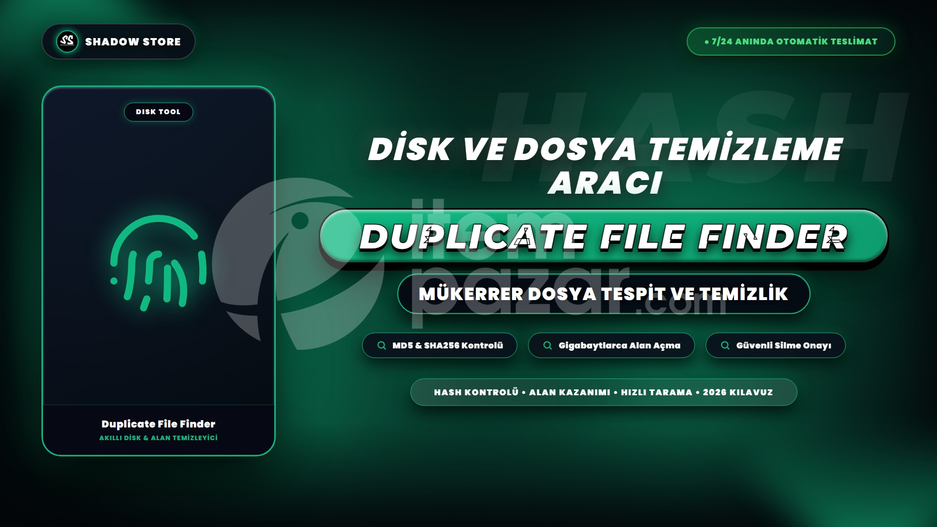 Mükerrer Dosya Bulucu ve MD5 Hash Doğrulayıcı