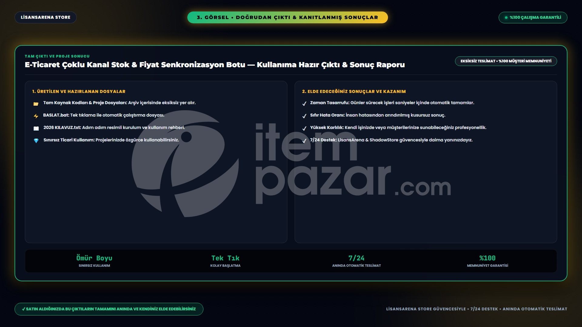 Multi-Sync E-Ticaret Coklu Pazaryeri Stok Botu