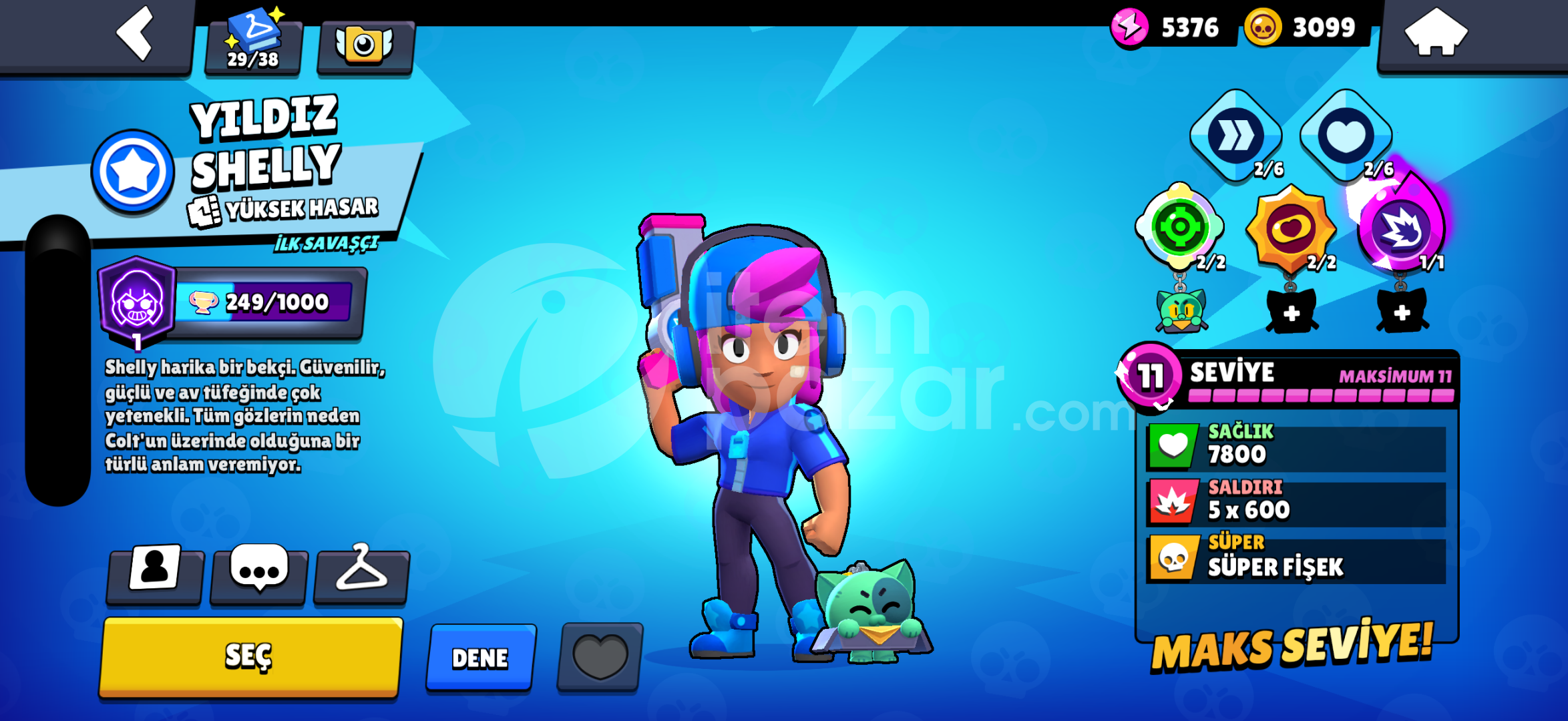 Nadir dolusu brawl stars hesap !!!