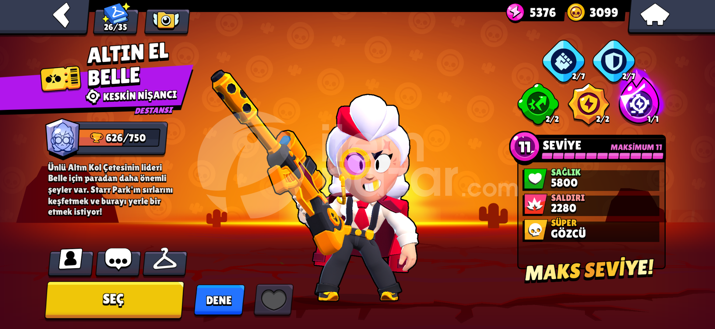 Nadir dolusu brawl stars hesap !!!