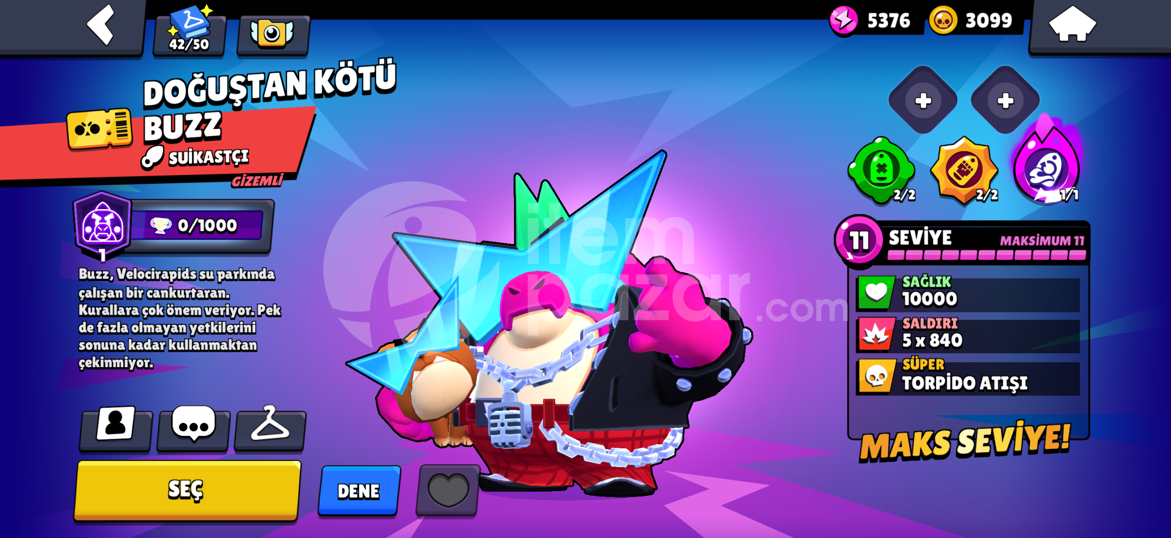Nadir dolusu brawl stars hesap !!!