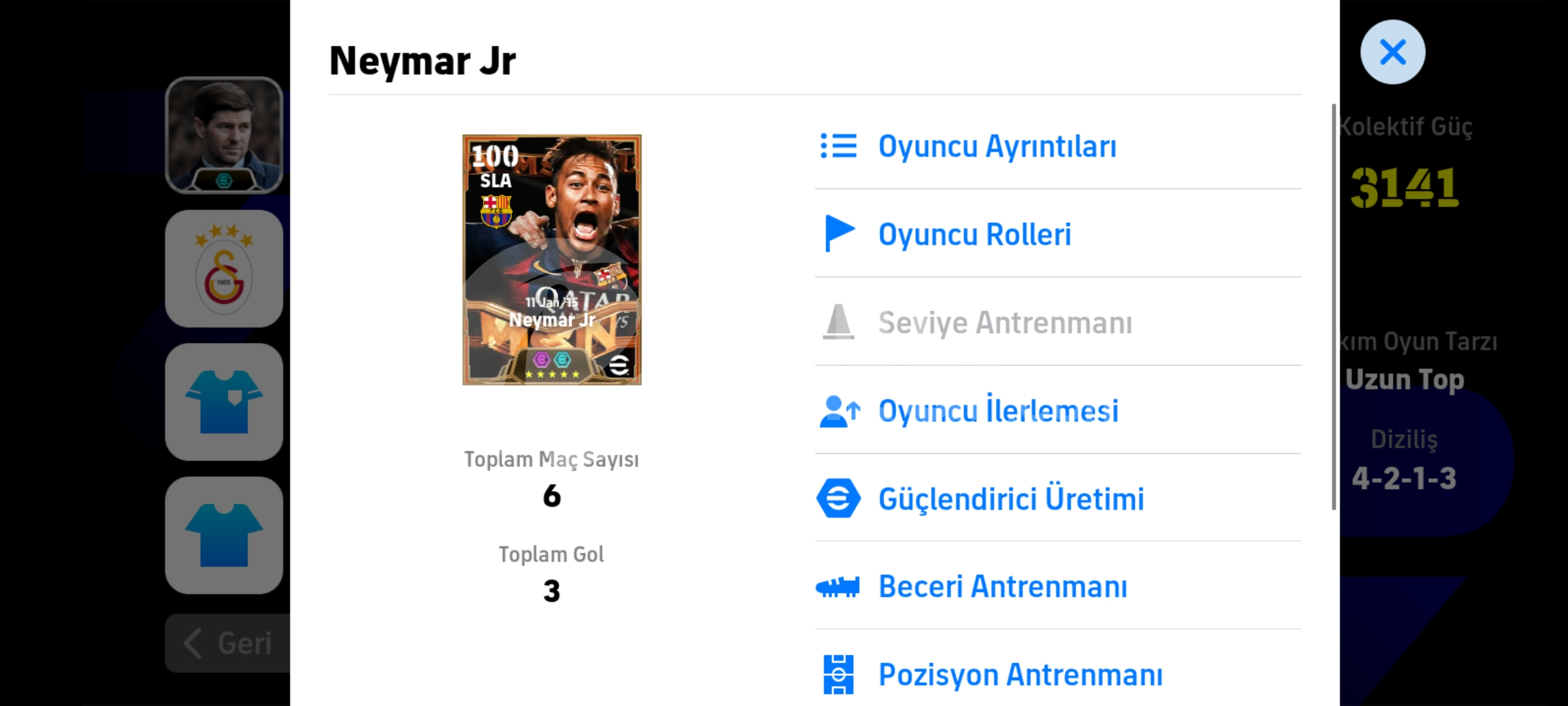 Nadir kişilerde olan 107 Neymar JR 