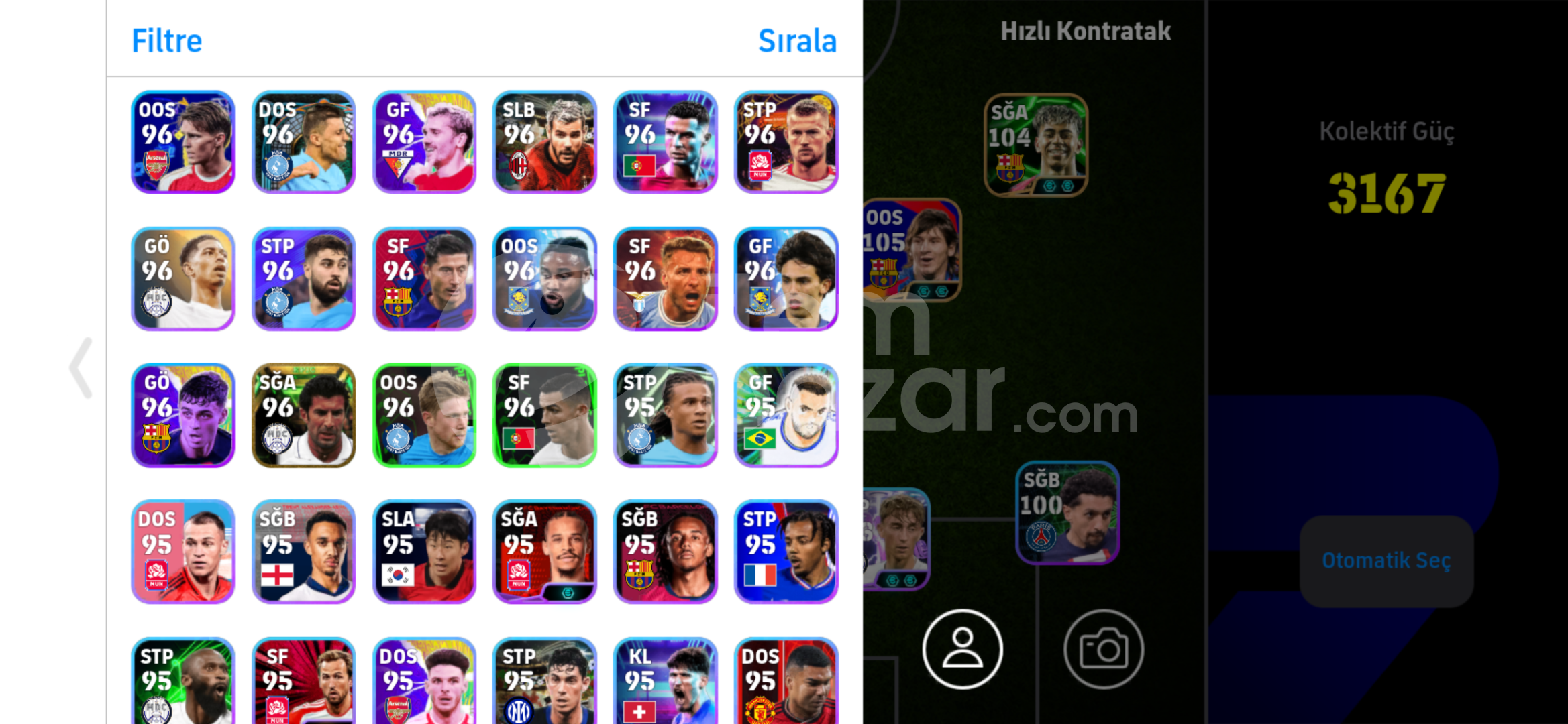 Efootbal hesabı acil satılık