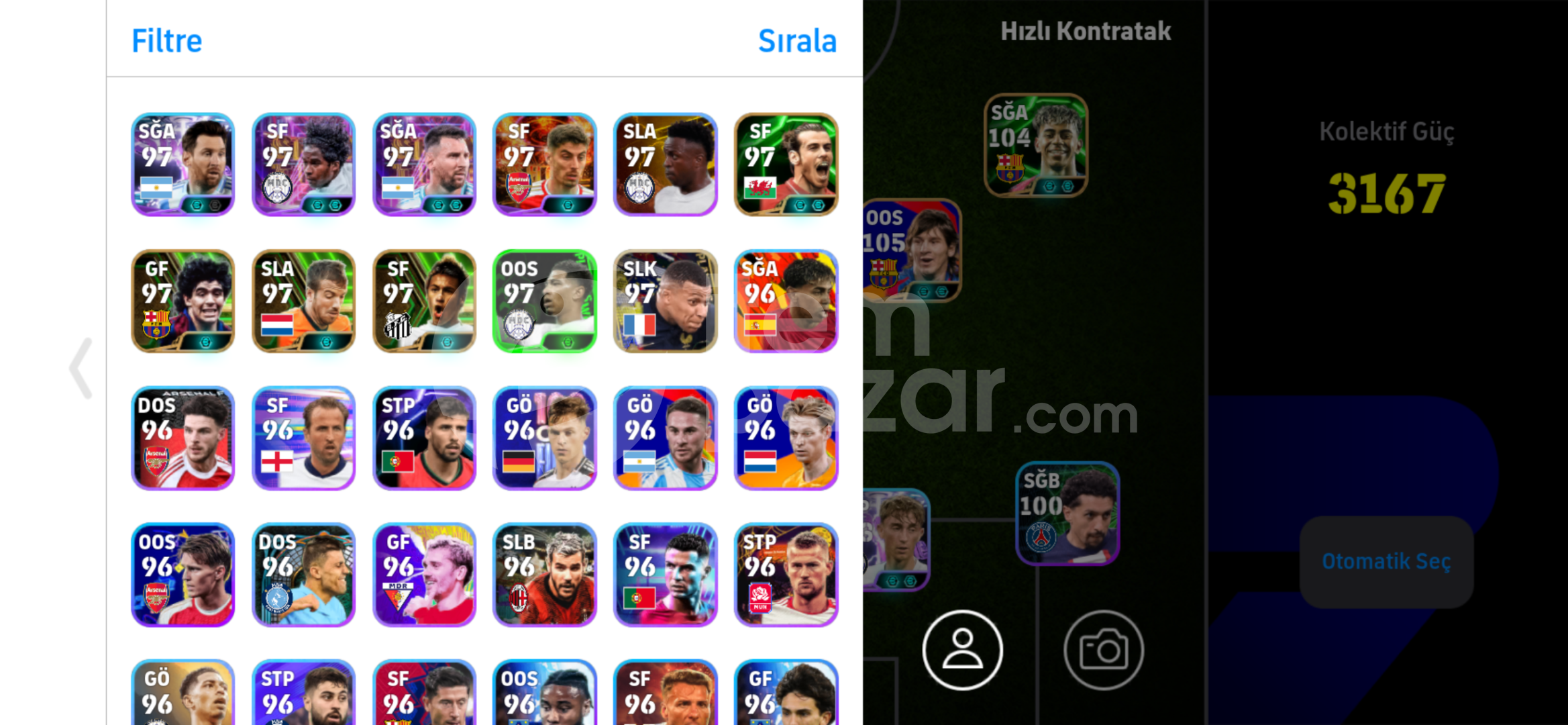 Efootbal hesabı acil satılık