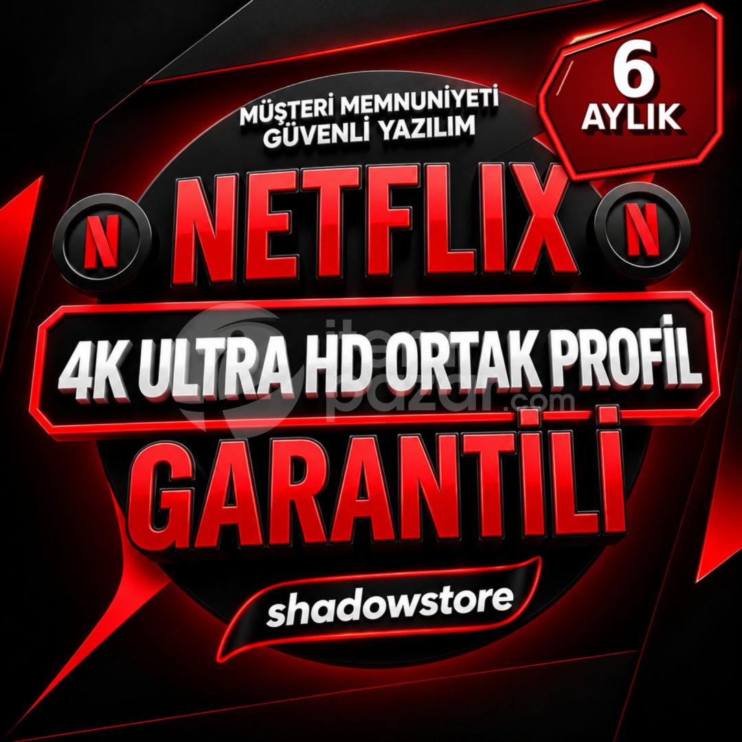 Netflix 4K Ultra HD Profil | Garanti+6 Ay