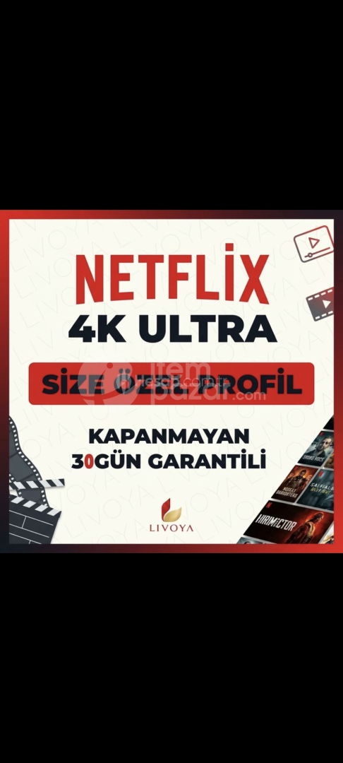 Netflix Premium 4K Hesap | 1 Aylık Üyelik