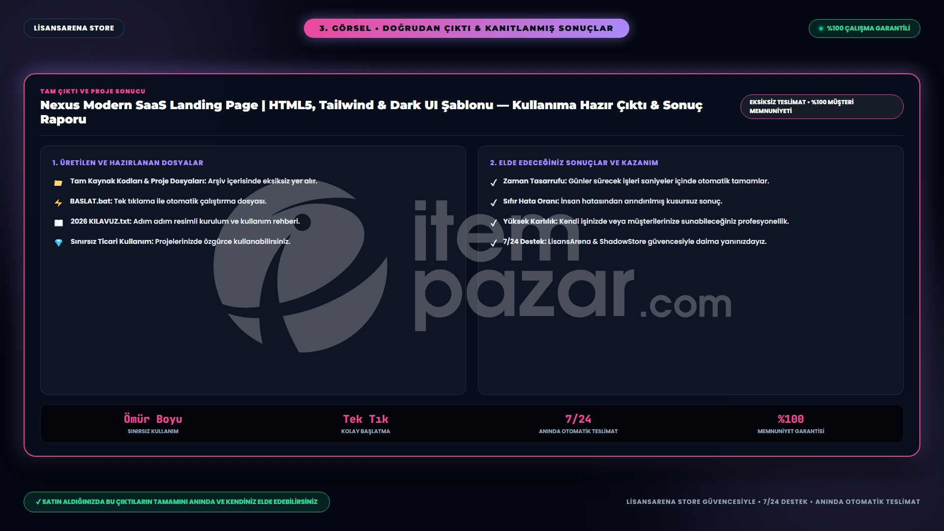 Nexus Modern SaaS Landing Page - HTML5, Tailwi