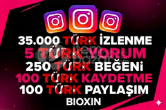 Ömür Boyu Garanti Türk İnstagram Keşfet Paket