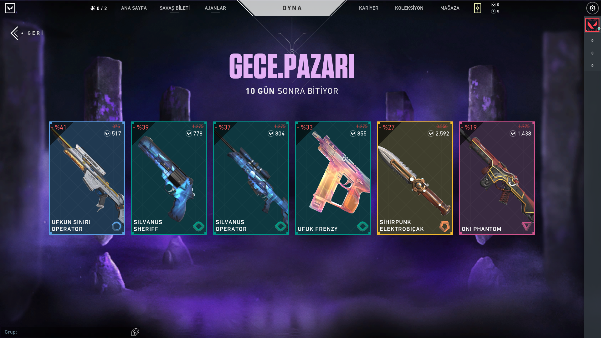 oni phantom sihirbıçak gece pazarı