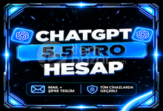⭐OPENAİ 5.4-5.5⚡ CHATGPT PRO - 1 AY HESAP