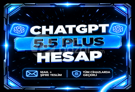 ⭐OPENAİ 5.5 ⚡ CHATGPT PLUS - 1 AY HESAP