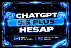 ⭐OPENAİ 5.5 ⚡ CHATGPT PLUS - 1 AY HESAP