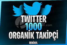 ORGANIK | 1000 TWITTER TAKIPCI