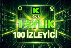 [OTO] 1 Aylık Kick 100 İzleyici (30 Gün)