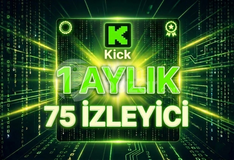 [OTO] 1 Aylık Kick 75 İzleyici (30 Gün)