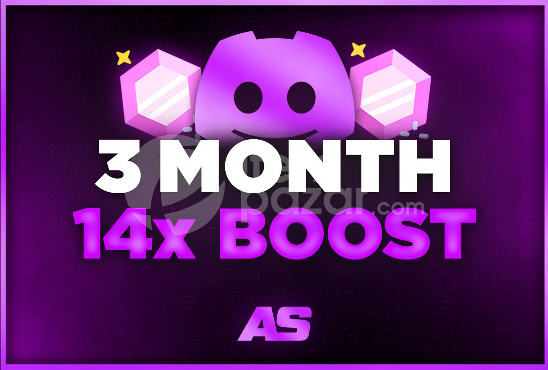 ⭐️[OTO + BOTSUZ] 3 AYLIK 14X SERVER BOOST⭐️