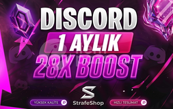 [OTO+BOTSUZ] DİSCORD 1 AYLIK 28X BOOST⭐️