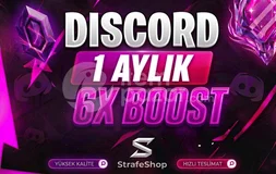 [OTO+BOTSUZ] DİSCORD 1 AYLIK 6X BOOST⭐️
