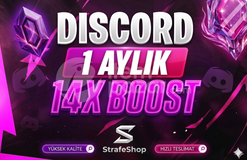 [OTO+BOTSUZ] JET DİSCORD 1 AYLIK 14X BOOST
