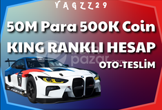 [OTO] CPM1 50M PARA 500K COIN KING RANKLI HESAP