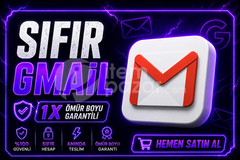 ⭐[OTO TESLİM] 1X GMAİL HESABI⭐