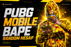 ⚡️[OTO TESLİM] BAPE RANDOM - Pubg⚡️