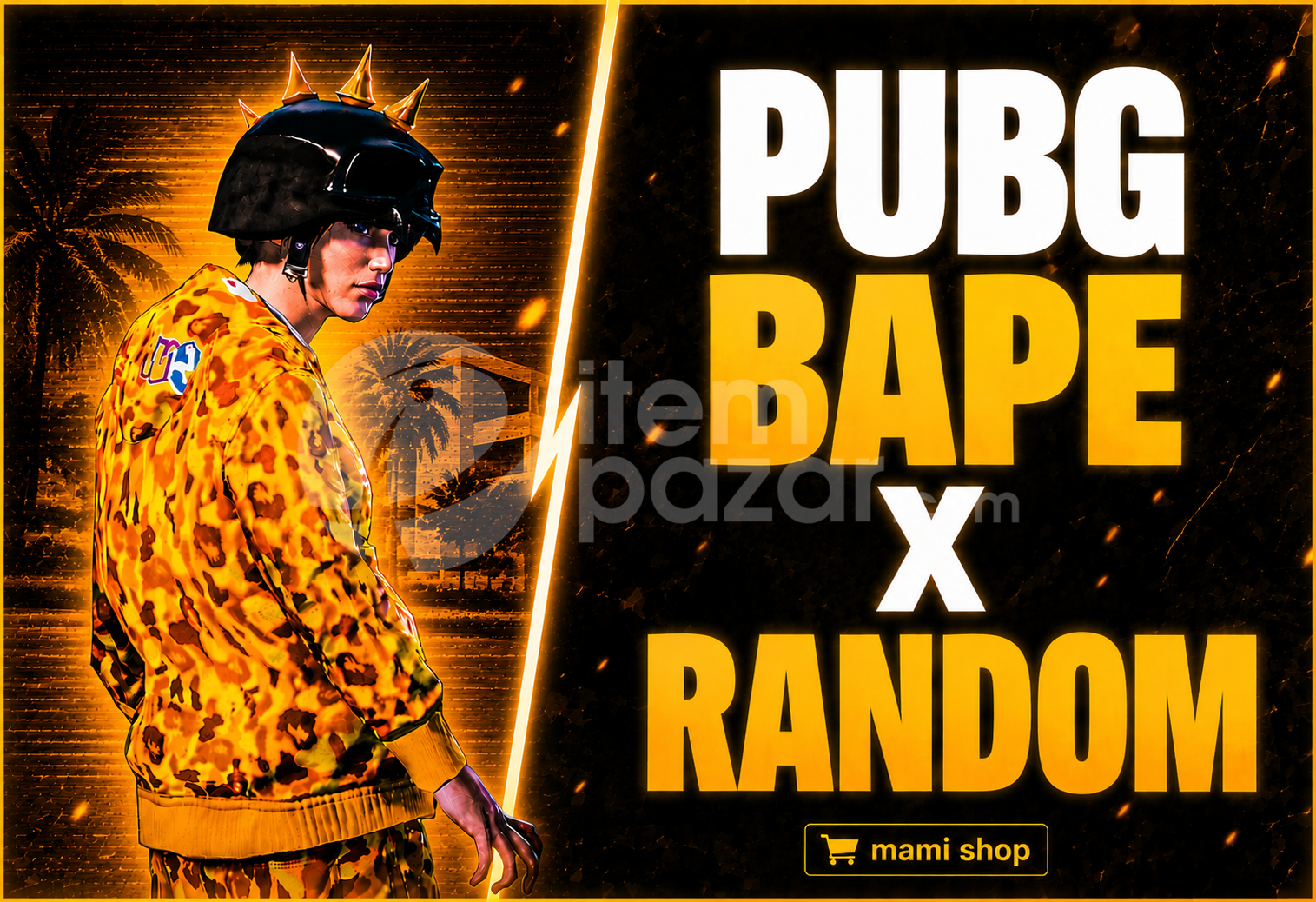⚡️[OTO TESLİM] BAPE X RANDOM - PUBG⚡️