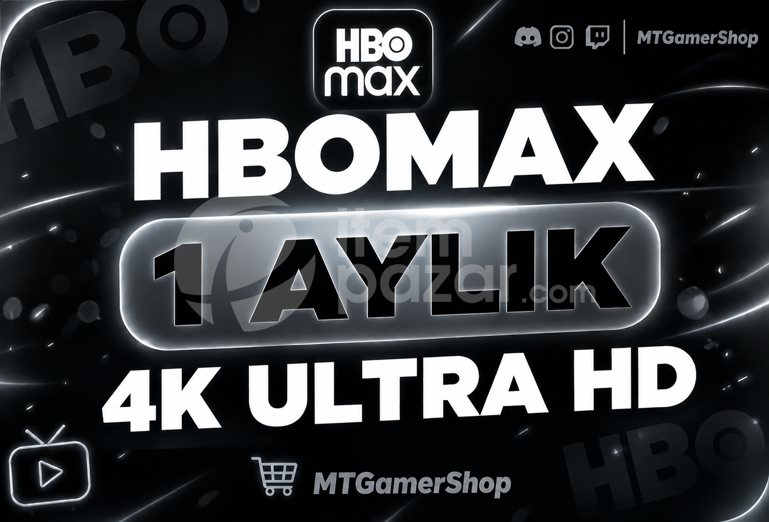 ⭐OTO TESLİMAT⭐HBOMax 4K Ultra HD 1 Aylık⭐