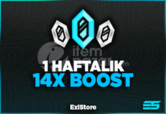 [ OTOMATİK TESLİMAT ] 1 HAFTALlK 14X BOOST