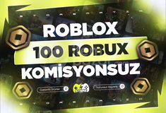 ⭐OTOMATİK TESLİMAT | 100 Robux - KOMİSYONSUZ⭐