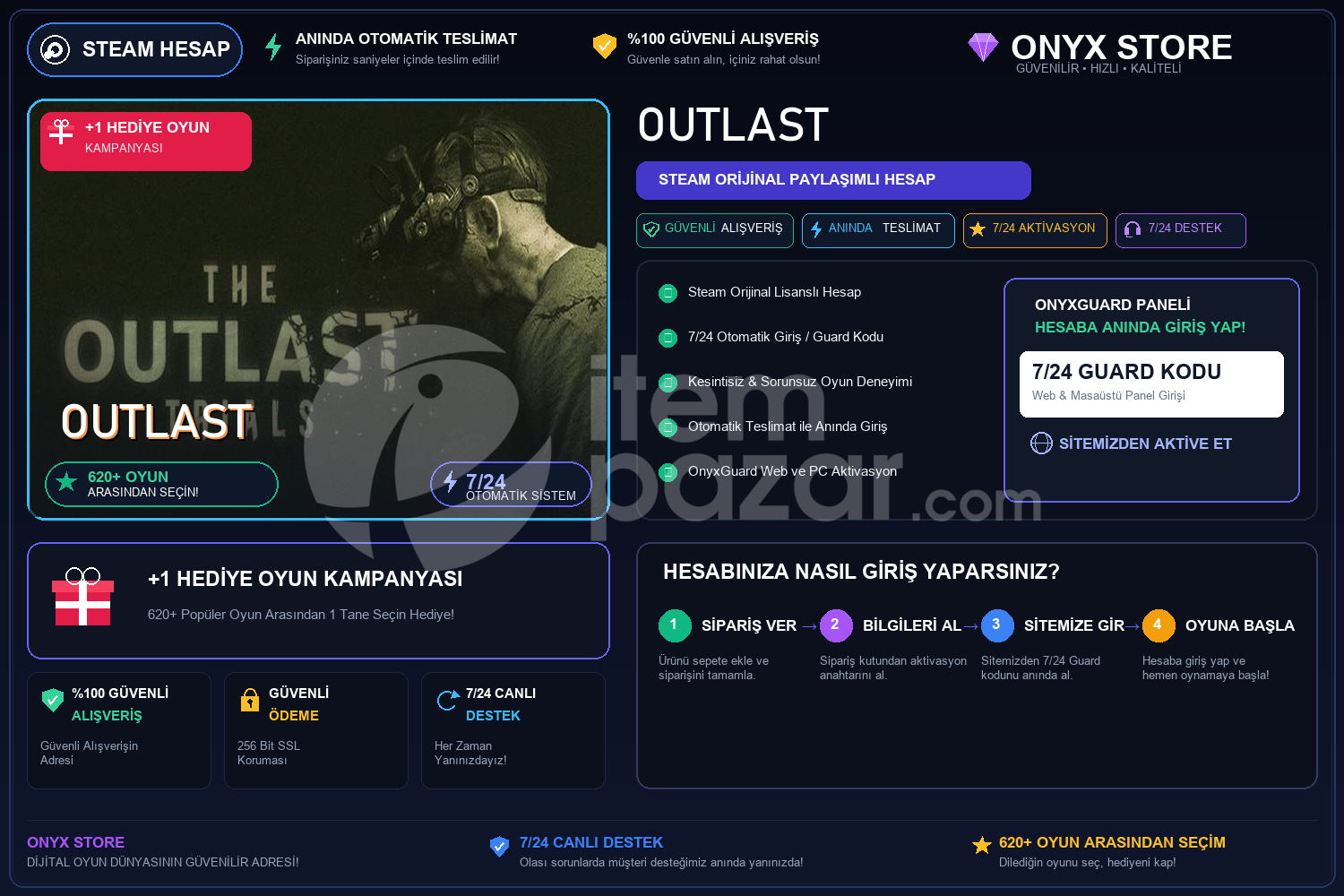 Outlast Garantili + Hediye