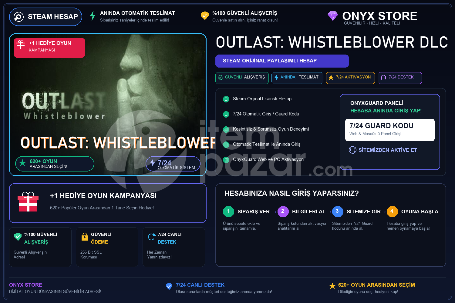 Outlast: Whistleblower DLC Garantili + Hediye